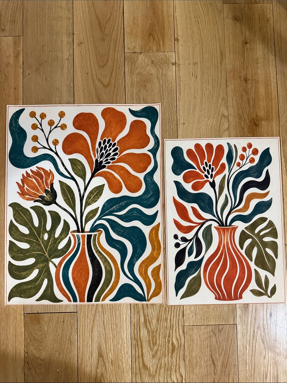 Pair of Etsy Wall Art Prints
